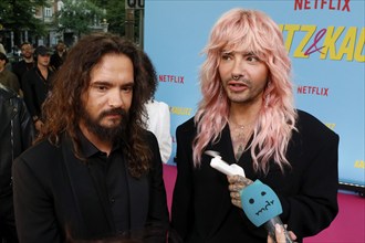 Bill Kaulitz and Tom Kaulitz at the premiere of the Kaulitz & Kaulitz (Netflix) reality series at