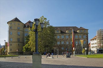 Old Palace Stuttgart, former moated palace, princely residence, 14th century seat of the Counts of