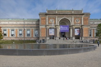 Entrance, State Museum of Art, Statens Museum for Ku, SMK, National Gallery, Copenhagen, Island of