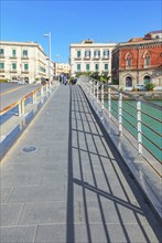 Saint Lucy Bridge connecting Syracuse to Ortygia Island, Ortygia, Syracuse, Sicily, Italy, Europe