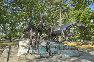 Monument 'The Wind of Freedom', Clayallee, Dahlem, Steglitz-Zehlendorf, Berlin, Germany, Europe