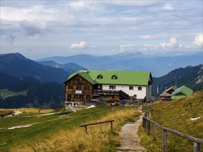 Schlüterhütte, Villnöss Valley, Dolomites, South Tyrol, Italy, Europe