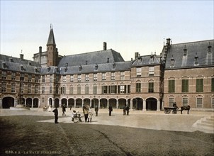 Binnenhof, Innerer Hof, Hof van Holland, a building complex in the centre of The Hague. The Dutch