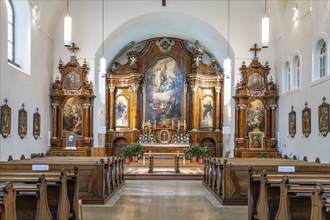 Interior of the Capuchin Church in Vienna, Austria, Europe