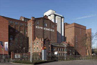 Küppersmühle Museum of Modern Art, MKM, former flour mill, Duisburg inner harbour, Duisburg, North