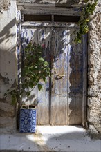 The village of Kritsa, with just under 1300 inhabitants, a mountain village with narrow streets in