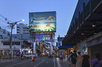 Sign Walking Street Pattaya