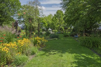 District educational garden, Burgsteinfurt, Münsterland, North Rhine-Westphalia, Germany, Europe