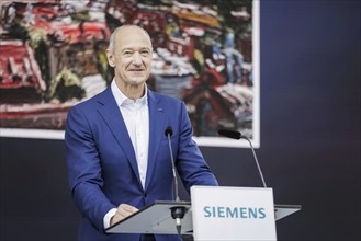 Roland bush, CEO of Siemens AG, pictured at the laying of the foundation stone for Siemensstadt