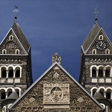 Roman Catholic parish church in Clerf or French Clervaux or Luxembourgish Cliärref or Klierf, Duchy