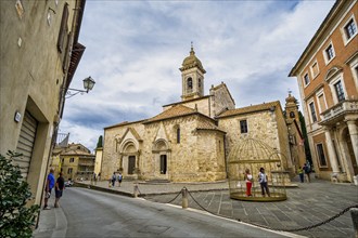 Collegiata Church, San Quirico d'Orcia, Tuscany, Italy, Europe