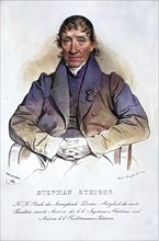 Stephan Steiger (born 1836), doctor in Vienna, Historical, digitally restored reproduction from a