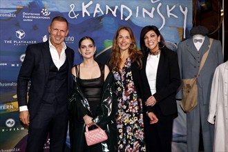 Michael Zechbauer (producer), Vanessa Loibl, Lea Faßbender and Alice Brauner at the Berlin premiere