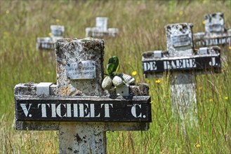 Cemetery with graves of vagabonds and homeless who lived and worked at the Colony of Wortel near