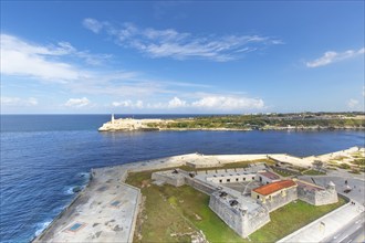 Famous Morro Castle (Castillo de los Tres Reyes del Morro), a fortress guarding the entrance to