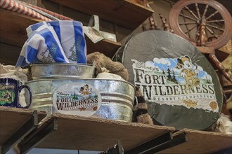 Display at Meadow Trading Post at Fort Wilderness Resort in Walt Disney World, Florida, USA, North