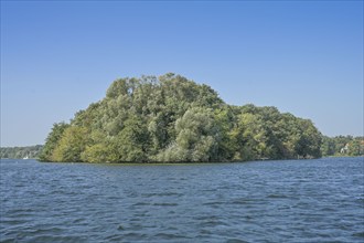 Hasselwerder Island, Tegeler See, Tegel, Reinickendorf, Berlin, Germany, Europe