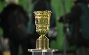 DFB Cup podium, DFB Cup round of 16, Allianz Arena, Munich, Bavaria, Germany, Europe