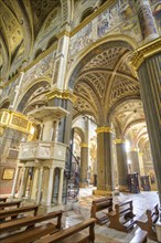 Interior view of Santa Maria Assunta Cathedral, Cremona, Province of Cremona, Italy, Europe