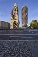 Kaiser Wilhelm Memorial Church in Berlin, capital city, independent city, federal state of Berlin,