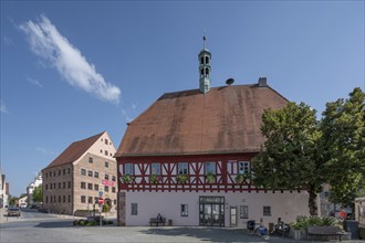 Town hall, late medieval, 1417, altered in 1885, Marktstraße 1, Hiltpoltstein, Middle Franconia,