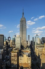 Empire State Building, sunset, Midtown Manhattan, Manhattan, New York City, New York, USA, North