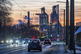 Duisburg-Bruckhausen steel site, ThyssenKrupp Steel, blast furnaces 8 and 9, on