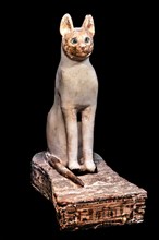 Coffin for a cat mummy, from the exhibition: Ramses the Great and the Gold of the Pharaohs,