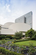 Schauspielhaus and Dreischeibenhaus, Düsseldorf, Rhineland, North Rhine-Westphalia, Germany, Europe