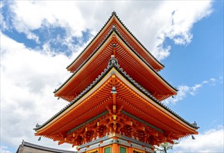 Sanju-no-to, Three Storied Pagoda, Kiyomizu-dera temple, Kyoto, Japan, Asia