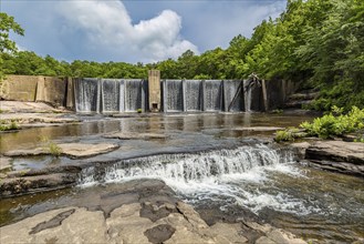 A. A. Miller dam on the Little River at Desoto State park near Mentone, Alabama