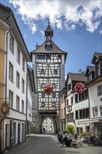 The Schnetztor, historic city gate in Hussenstraße in the old town centre of Constance, Constance