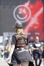 Adenau, Germany, 7 June 2024: Fans during the first day of Rock am Ring. The festival takes place