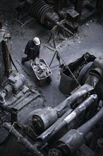 Annalena Bärbock (Alliance 90/The Greens), Federal Foreign Minister, visits a power plant destroyed