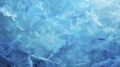 Ice surface background. Cold winter, frozen lake or concept of being cold, AI generated