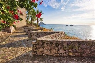 Panoramic view of the Mazatlan scenic sea shire line