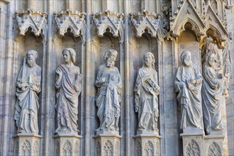 St Mary's Cathedral Eastern Triangle Portal, Erfurt, Thuringia, Germany, Europe