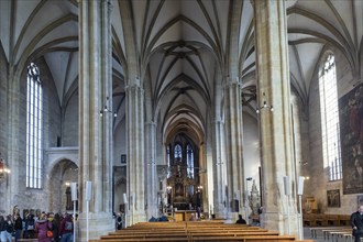 St Mary's Cathedral interior view, Erfurt, Thuringia, Germany, Europe