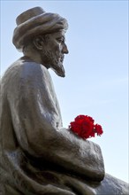 Bronze statue of Mosche ben Maimon or Ben Maimonides, Jewish philosopher 1135 1204, Cordoba, Spain,