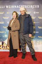 Katharina Heyer and Mike Hoffmann at the premiere of the 20th Original Roncalli Christmas Circus in