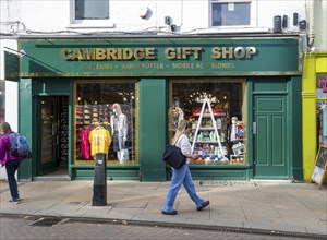 Cambridge Gift Shop store in city centre, Cambridge, Cambridgeshire, England, UK