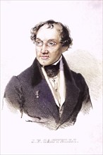 Ignaz Franz Castelli, 1781-1862, Austrian poet and writer, Historical, digitally restored