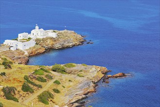 Chrisopigi monastery, Sifnos Island, Cyclades Islands, Greece, Europe