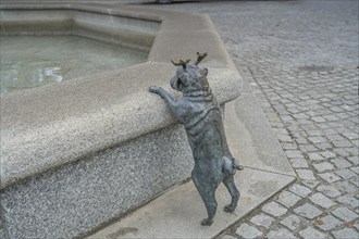 Waldmops sculpture, Altstädtischer Markt, Brandenburg, Germany, Europe