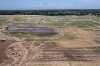 Albion, Michigan, Construction of a solar farm by AES Corporation