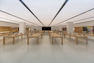 Toronto, Canada-20 March, 2020: Central Apple Store in CF Toronto Eaton Centre is closed due to