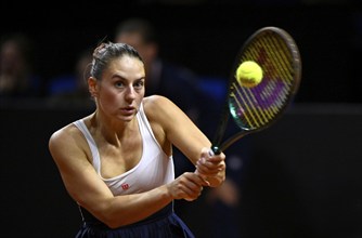 Marta Kostyuk (UKR) Action, Tennis, Porsche Cup 2024, Porsche Arena, Stuttgart, Baden-Württemberg,