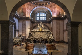 Maria Theresa Crypt in the Capuchin Crypt in Vienna, Austria, Europe