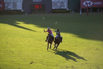 Scene from the 131st Argentine Open Polo Championship (Spanish: Campeonato Argentino Abierto de