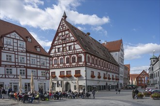 Former dance house with bread house, now municipal administration building, built in 1443,